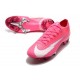 Scarpe Nike Mercurial Vapor 13 Elite FG x Mbappé Rosa Blast Bianco Nero