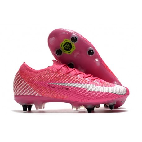 Nike Mercurial Vapor XIII Elite SG-Pro x Mbappé Rosa Blast Bianco Nero