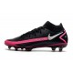 NIKE Scarpe Phantom Gt Elite Df Fg - Nero Argento Rosa Blast