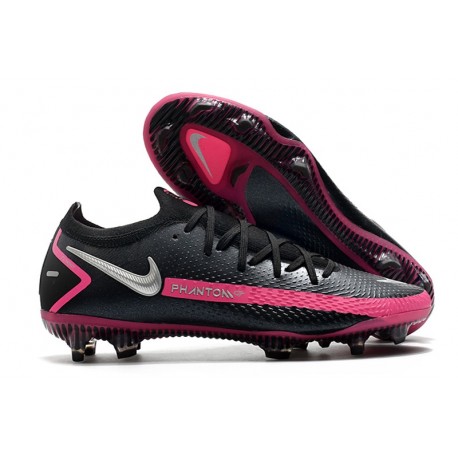 Scarpa 2021 Nike Phantom GT Elite FG Nero Rosa Argento