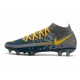 Nike Phantom GT Elite Dynamic Fit FG Grigio Blu Giallo