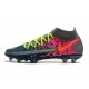 NIKE Scarpe Phantom Gt Elite Df Fg - Grigio Blu Rosa