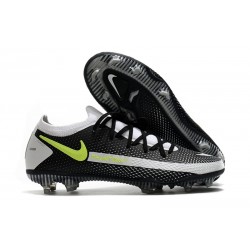 Scarpa 2021 Nike Phantom GT Elite FG Nero Grigio Giallo