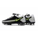 Scarpa 2021 Nike Phantom GT Elite FG Nero Grigio Giallo
