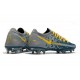 Nike Nuovo Scarpe da Calcio Phantom GT Elite FG Blu Grigio Giallo