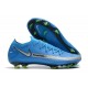 Nike Nuovo Scarpe da Calcio Phantom GT Elite FG Blu Argento