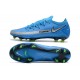 Nike Nuovo Scarpe da Calcio Phantom GT Elite FG Blu Argento