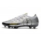 Nike Nuovo Scarpe da Calcio Phantom GT Scorpion Elite FG Argento Nero
