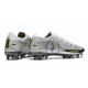 Nike Nuovo Scarpe da Calcio Phantom GT Scorpion Elite FG Argento Nero