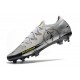 Nike Nuovo Scarpe da Calcio Phantom GT Scorpion Elite FG Argento Nero