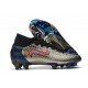 Scarpa Nike Mercurial SuperflyVII Elite FG Argento Bleu Rosso