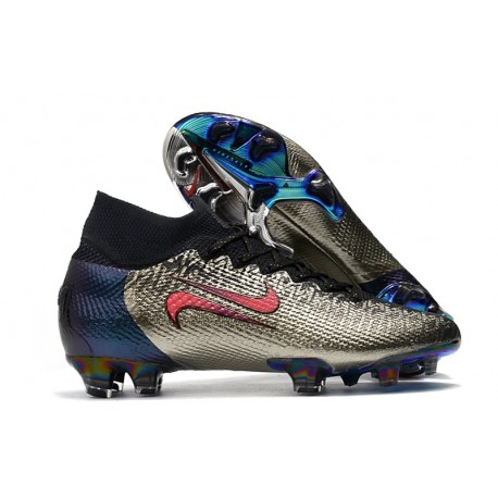 Scarpa Nike Mercurial SuperflyVII Elite FG Argento Bleu Rosso