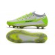 Nike Nuovo Scarpe da Calcio Phantom GT Elite FG Bianco Verde