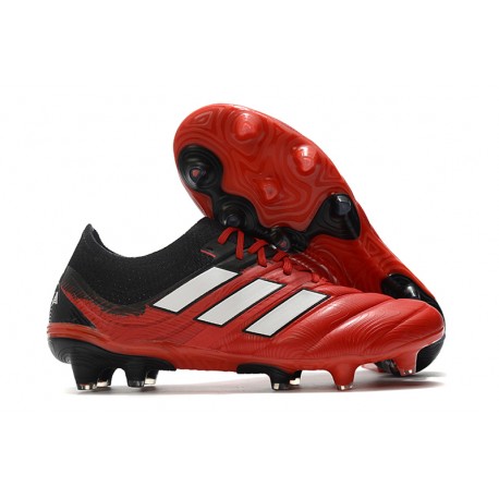 adidas - Copa 20.1 FG Scarpe da Calcio Rosso Bianco Nero