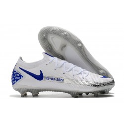 Nike Nuovo Scarpe da Calcio Phantom GT Elite FG Bianco Blu