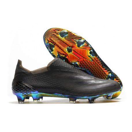 Scarpa Nuovo adidas X Ghosted+ FG Nero Core Signal Cyan