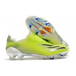 Scarpa Nuovo adidas X Ghosted+ FG Giallo Solare Nero Core