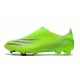 Scarpa adidas X Ghosted+ FG Verde Signal Inchiostro Energy Slime Semi