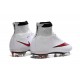 Cristiano Ronaldo Scrape Nike Mercurial Superfly 4 FG Bianco Rosa