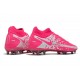 Scarpa Calcio Nike Phantom GT Elite DF FG Rosa Bianco
