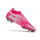 Scarpa Calcio Nike Phantom GT Elite DF FG Rosa Bianco