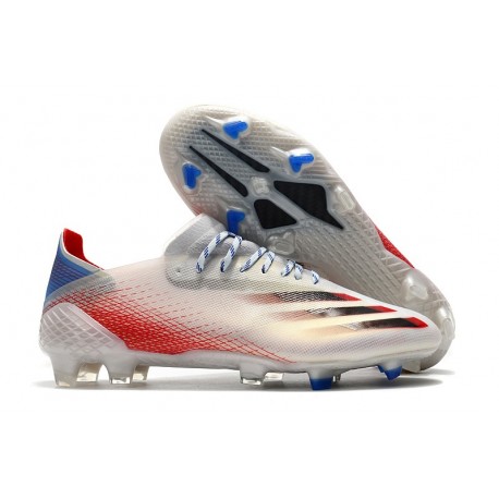 adidas X Ghosted.1 FG Scarpe Argento Metallicoero Core Scarlatto