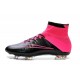 Scrape Nike Mercurial Superfly Iv FG Terreno Duro Pelle Nero Rosa