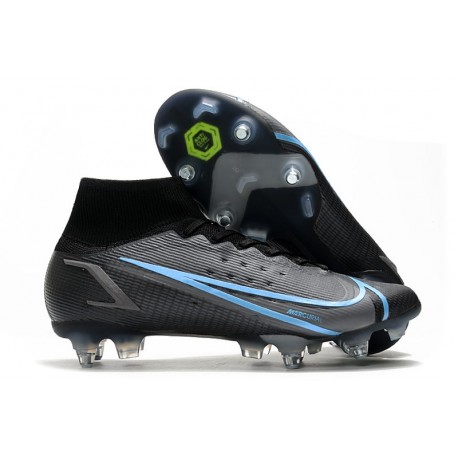 Nike Mercurial Superfly 8 Elite SG Pro AC Nero Grigio Ferro