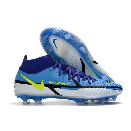 Nike Phantom GT 2 Elite DF FG Blu Giallo Grigio