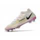 Nike Phantom GT 2 Elite DF FG Bianco Nero Cremisi Vivace Rosa Blast