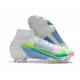 Scarpe Nike Mercurial Superfly 8 Elite DF FG Bianco Blu Verde