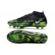 Nike Phantom GT 2 Elite DF FG Nero Metallic Platino Verde Strike