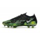 Nike Phantom GT 2 Elite DF FG Nero Metallic Platino Verde Strike