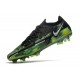 Nike Phantom GT 2 Elite DF FG Nero Metallic Platino Verde Strike