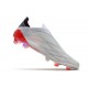 adidas X Speedflow+ FG Nuovo Bianco Ferro Metallizzato Rosso Solare