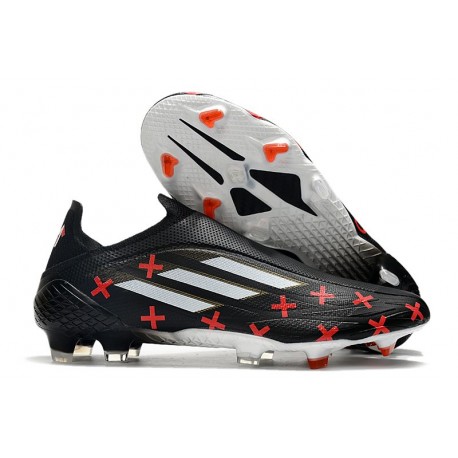 adidas X Speedflow+ FG Nuovo Nero Bianco Rosso