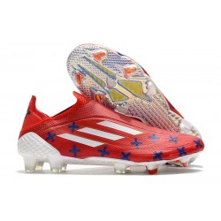 adidas X Speedflow+ FG Nuovo 11/11 -Rosso Bianco Nero