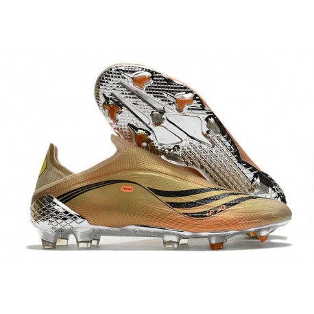 adidas X Speedflow+ FG Nuovo Tech Metallic Nero Core Intense Arancione