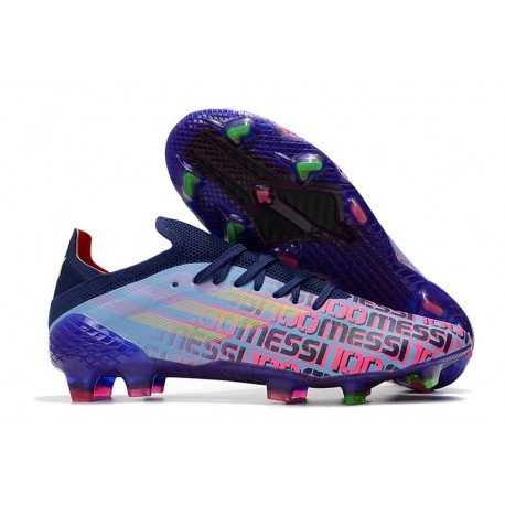 Scarpa da Calcio adidas X Speedflow.1 FG Victory Blu Rosa Shock Solar Giallo