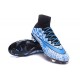 Scrape Nike Mercurial Superfly Iv FG Terreno Duro Blu Bianco