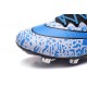 Scrape Nike Mercurial Superfly Iv FG Terreno Duro Blu Bianco