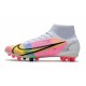 Nike Mercurial Superfly 8 Elite AG Pro Bianco Rosa Nero