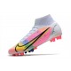 Nike Mercurial Superfly 8 Elite AG Pro Bianco Rosa Nero