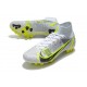 Nike Mercurial Superfly 8 Elite AG Pro Bianco Nero Metallic Argento Volt