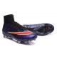 Nuovo 2015 Scrape Calcio Nike Mercurial Superfly FG Terreni Viola Rosso