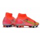 Nike Mercurial Superfly 8 Elite AG Pro Cremisi Vivace Argento Metallico