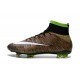 Nuovo 2015 Scrape Calcio Nike Mercurial Superfly FG Terreni Multicolore Nero Bianco