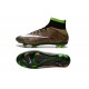 Nuovo 2015 Scrape Calcio Nike Mercurial Superfly FG Terreni Multicolore Nero Bianco