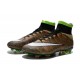 Nuovo 2015 Scrape Calcio Nike Mercurial Superfly FG Terreni Multicolore Nero Bianco