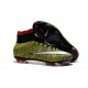 Nuovo 2015 Scrape Calcio Nike Mercurial Superfly FG Terreni Giallo Nero Bianco
